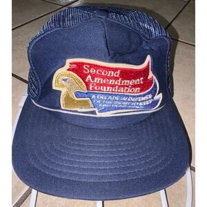 Vintage NRA second amendment right to bear arms snapback trucker